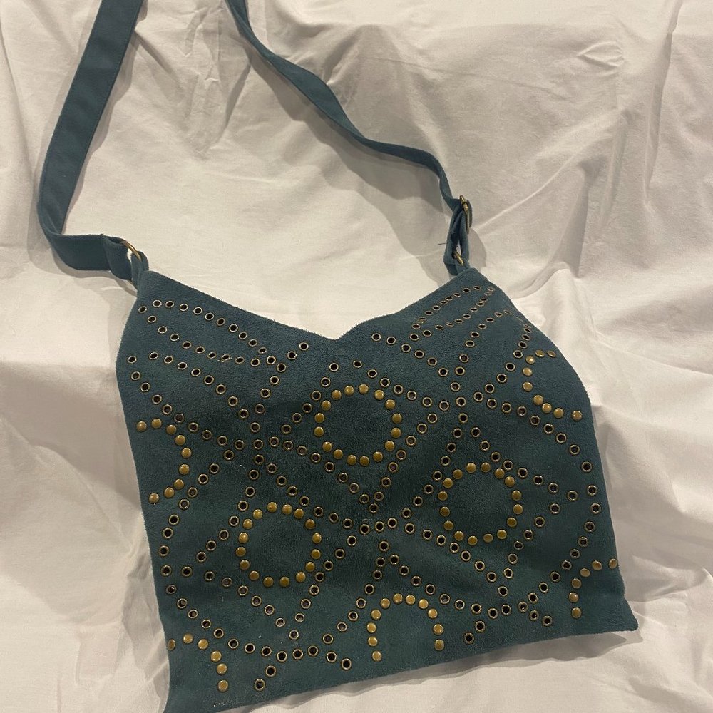 Dark Teal Hobo Style Bag
